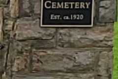 Hillcrest Cemetery pillar close-up