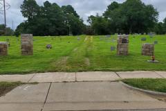 Hillcrest Cemetery pillars (after restoration)